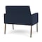 Lesro Mystic Lounge Reception Bariatric Chair, Bronze, RF Blueberry Upholstery ML1401 - alternate 3
